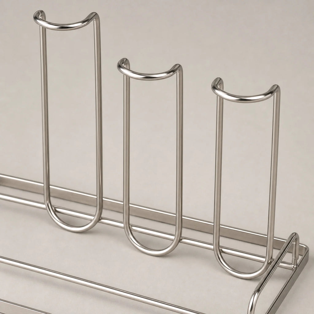 Alma Stainless Steel Dish Drying Rack - detail view