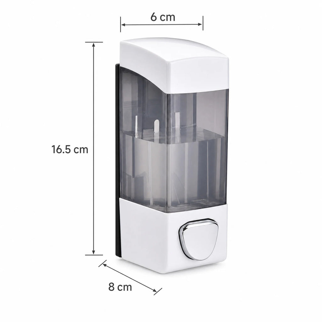 Anton Wall-Mounted Soap Dispenser - dimensions view