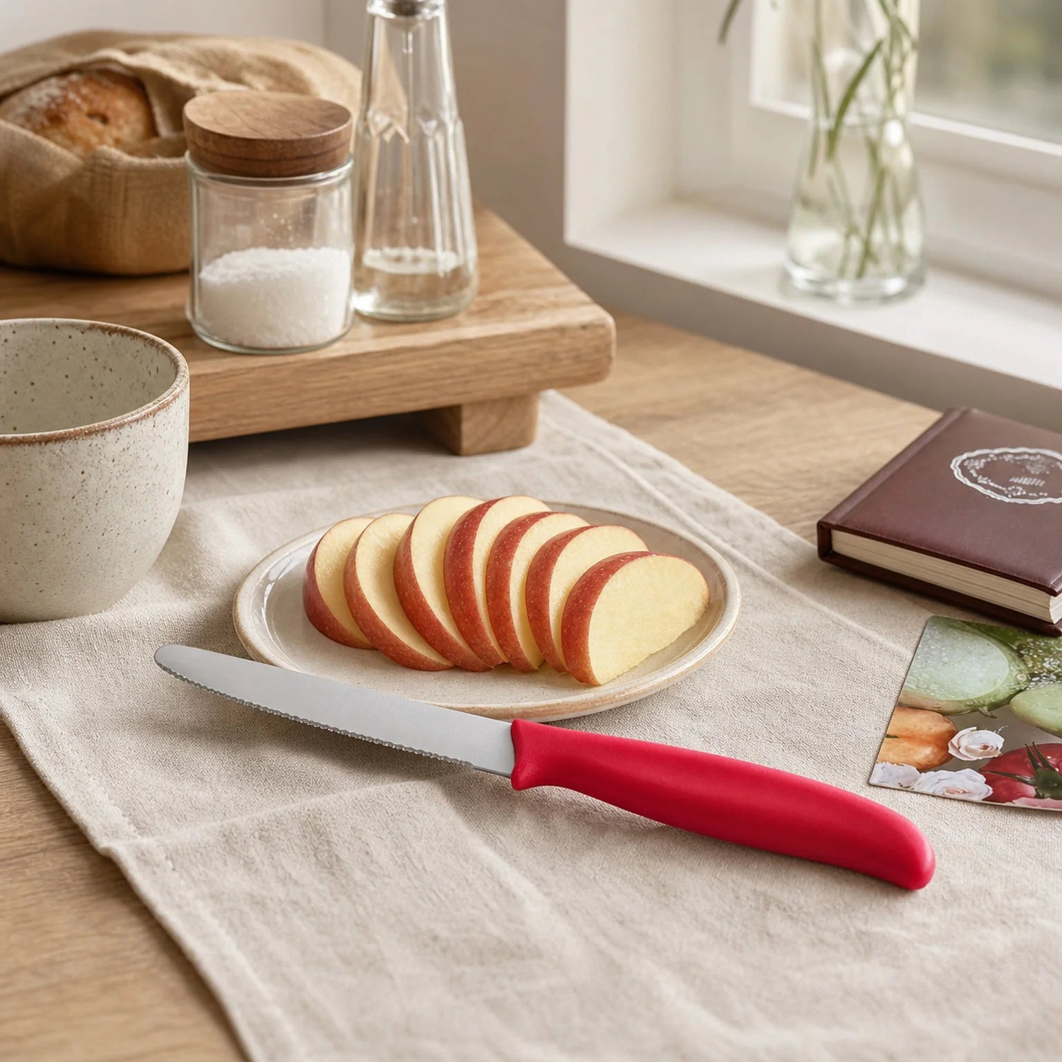 Anya Serrated Fruit Knife - lifestyle view