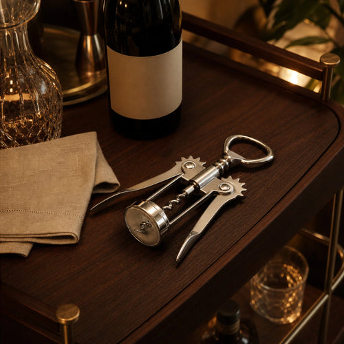 Axel Winged Wine Corkscrew - lifestyle view
