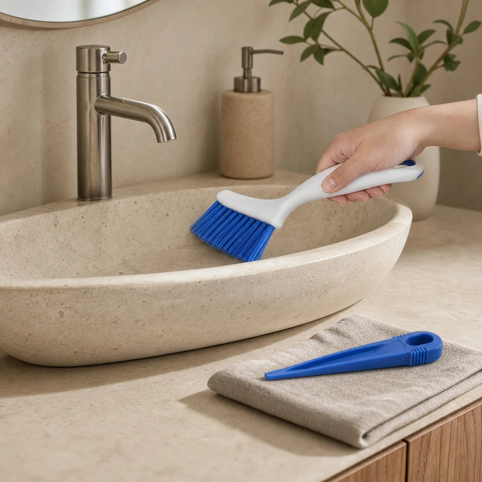 Carlo Crevice Cleaning Brush Set - lifestyle view