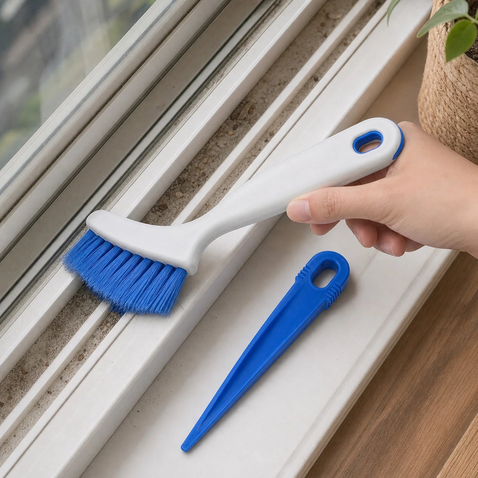 Carlo Crevice Cleaning Brush Set - lifestyle view