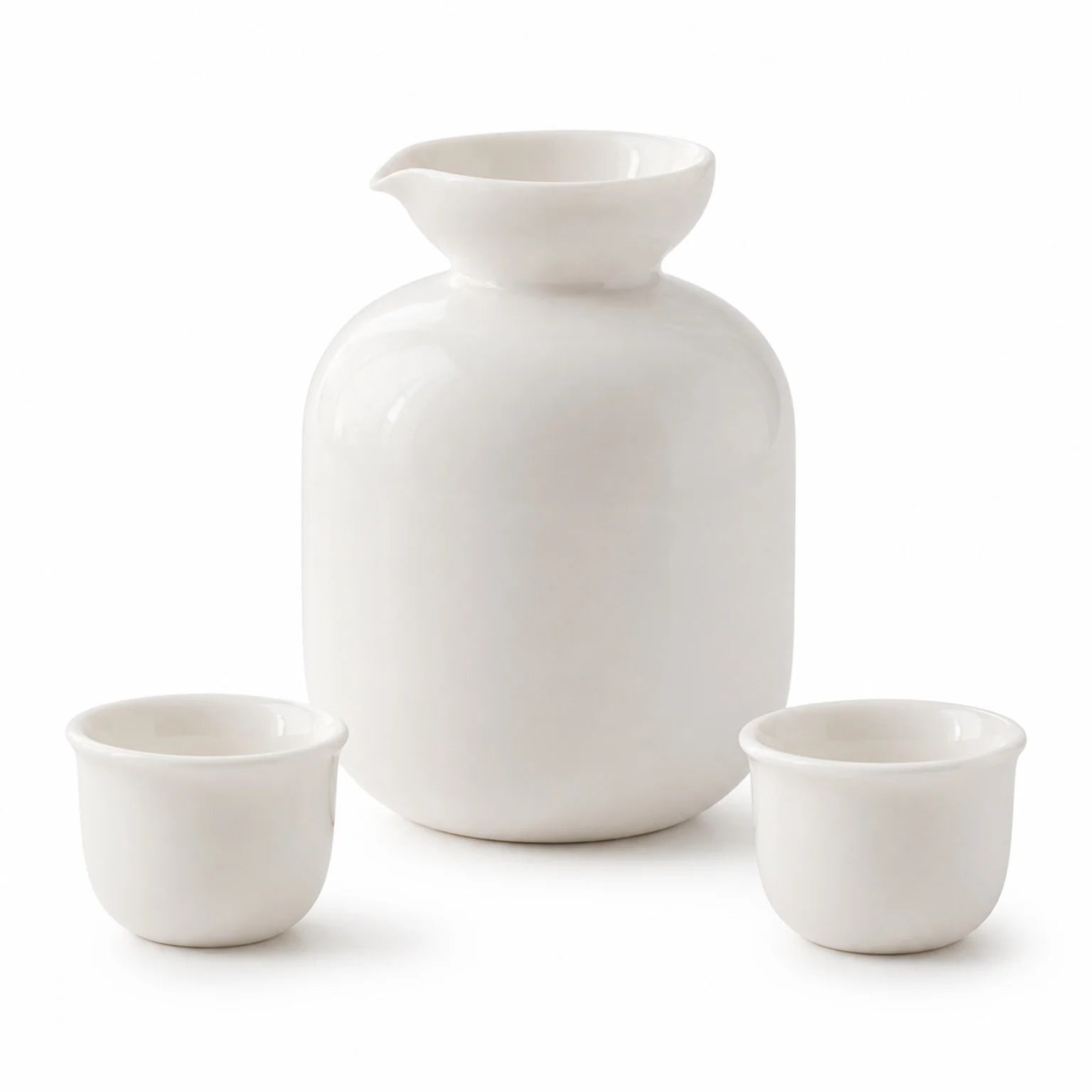 Casper Ceramic Carafe and Tea Cup Set - main view