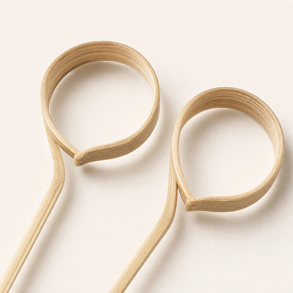 Celia Bamboo Cocktail Picks - detail view