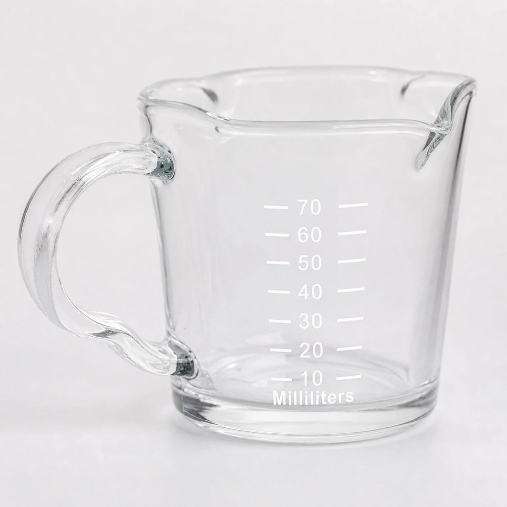 Clara Glass Milk and Cream Jug - detail view