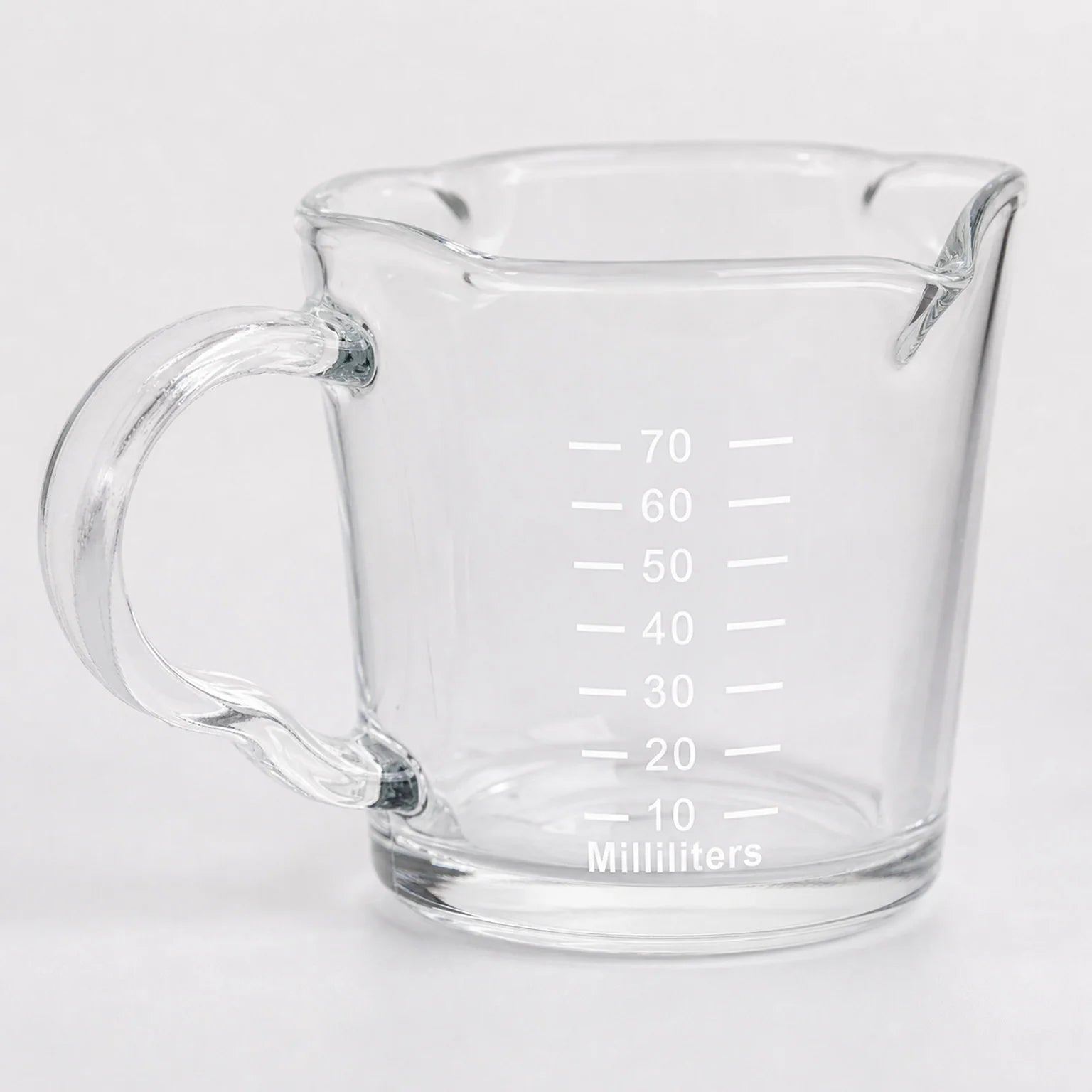 Clara Glass Milk and Cream Jug - detail view