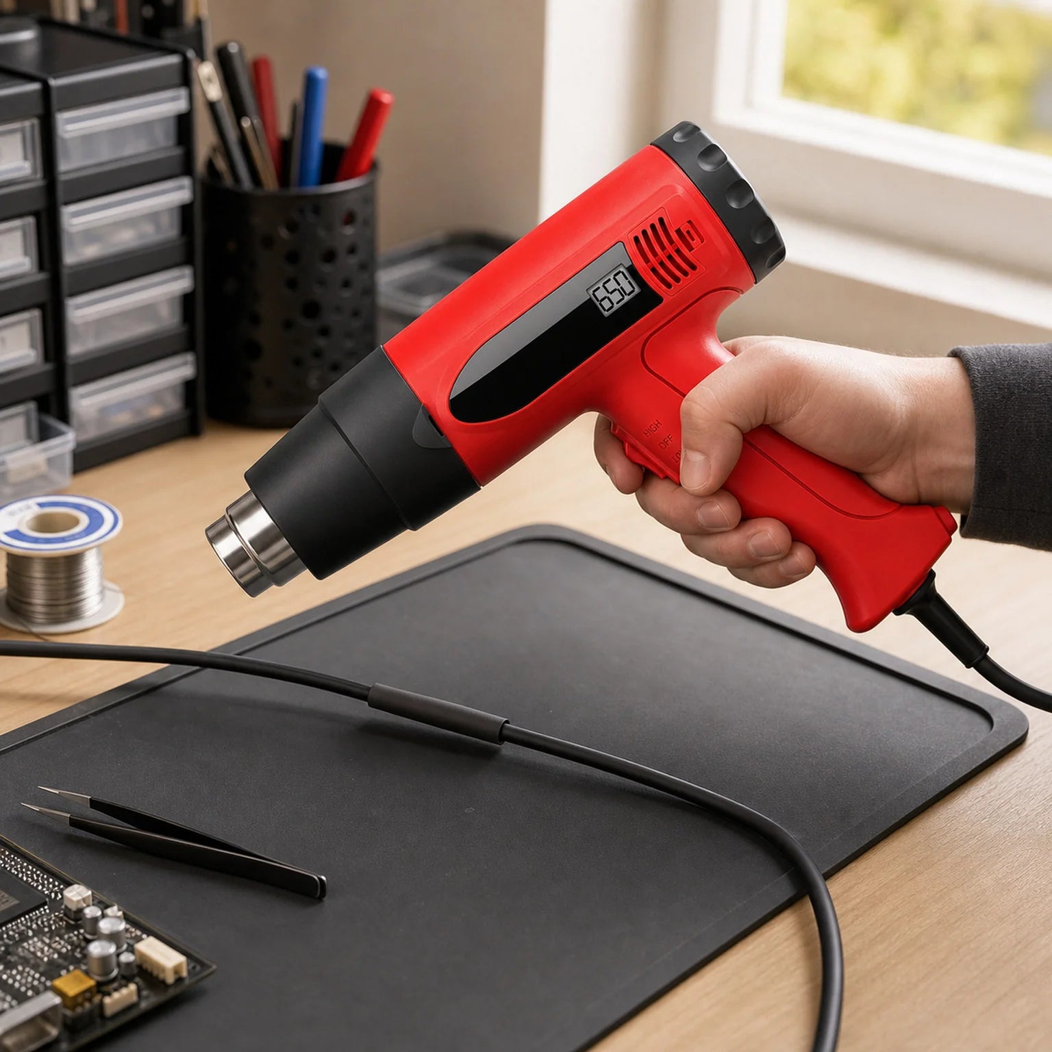 Elena Handheld Heat Gun - lifestyle view