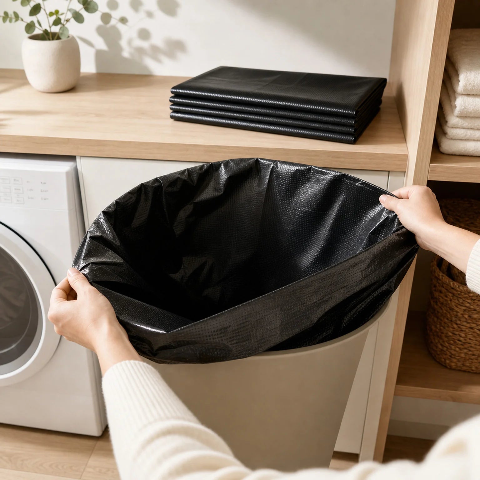 Elisa Heavy-Duty Bin Bags - lifestyle view