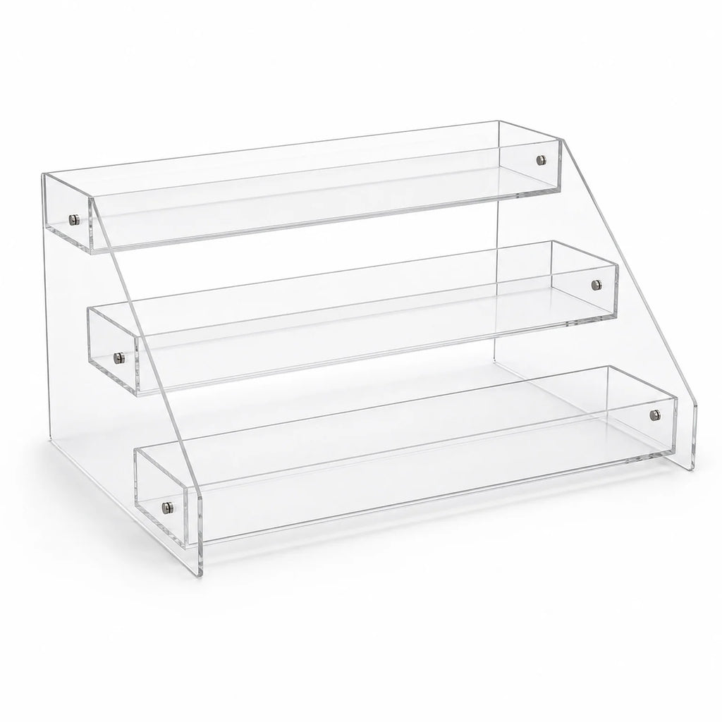 Elise Three-Tier Acrylic Countertop Display Stand - main view