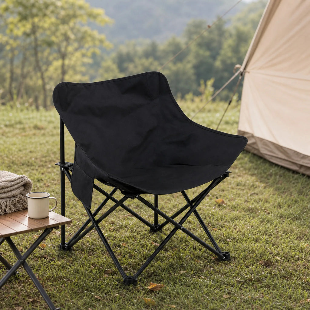 Emil Folding Moon Chair - lifestyle view