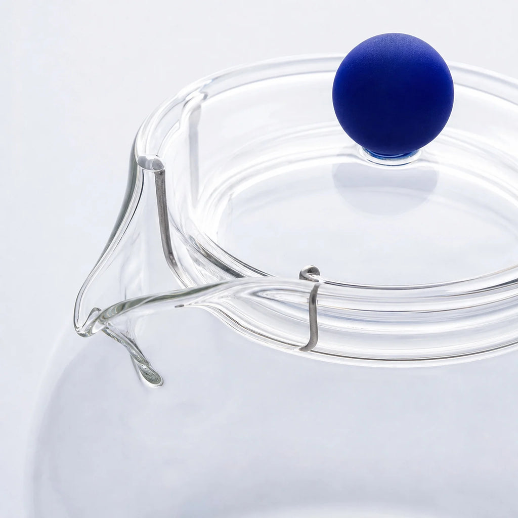 Eva Glass Teapot Including Infuser - detail view