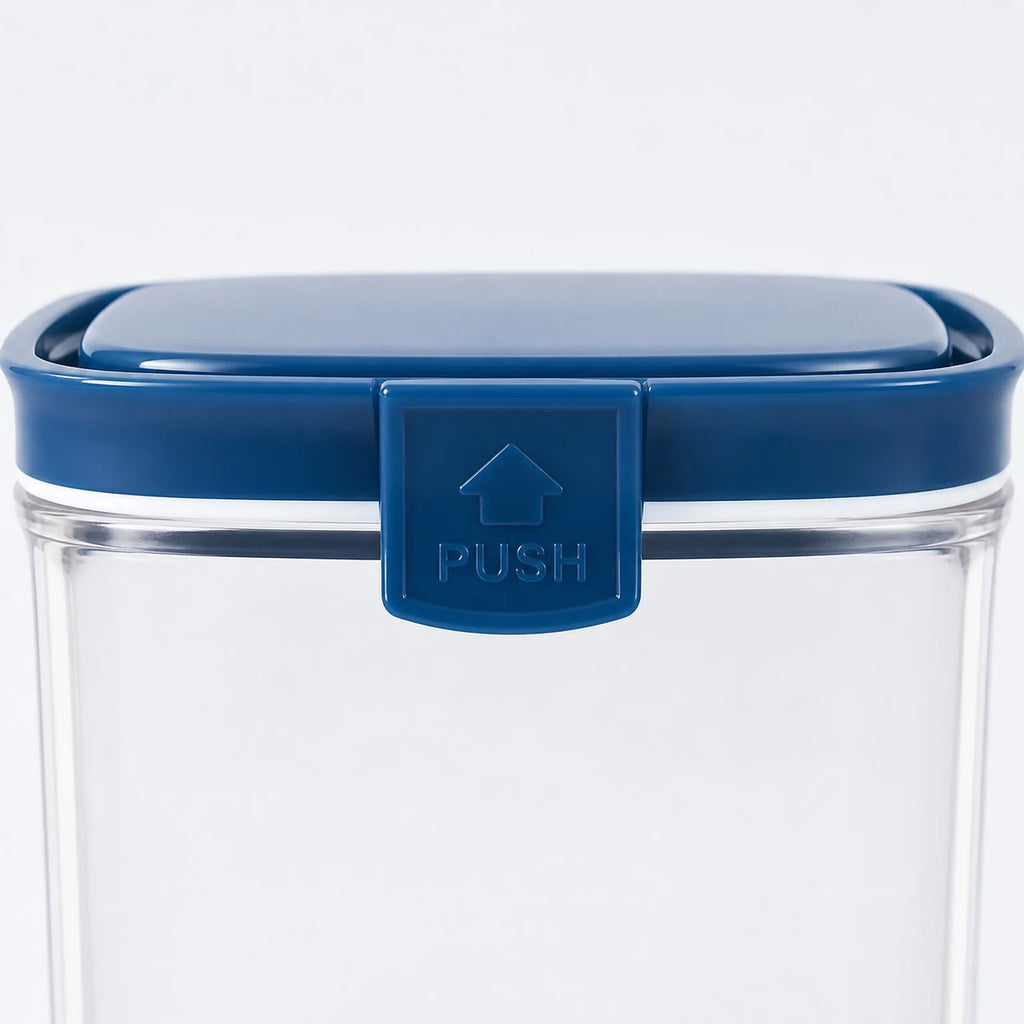 Oscar Food Storage Container, Push Lid - detail view