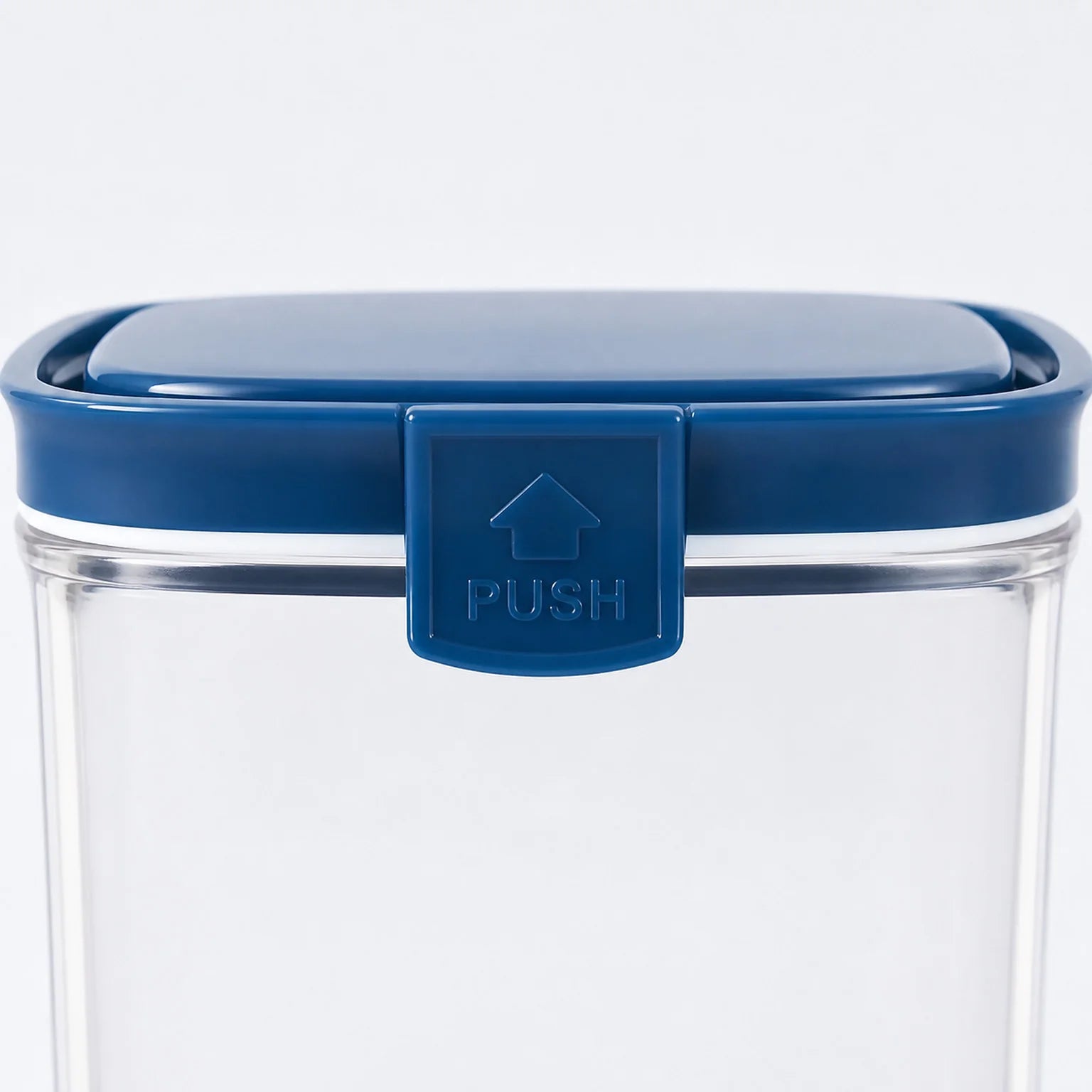 Oscar Food Storage Container, Push Lid - detail view