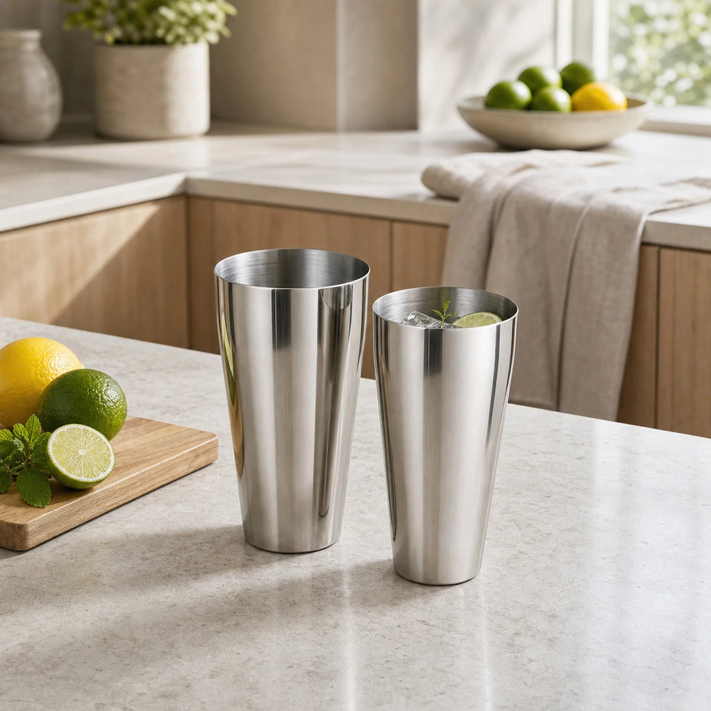 Freya Stainless Steel Boston Shaker Set - lifestyle view