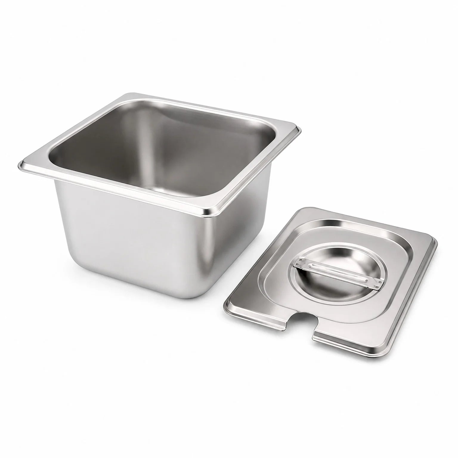 Greta Stainless Steel Food Pan Including Lid - main view