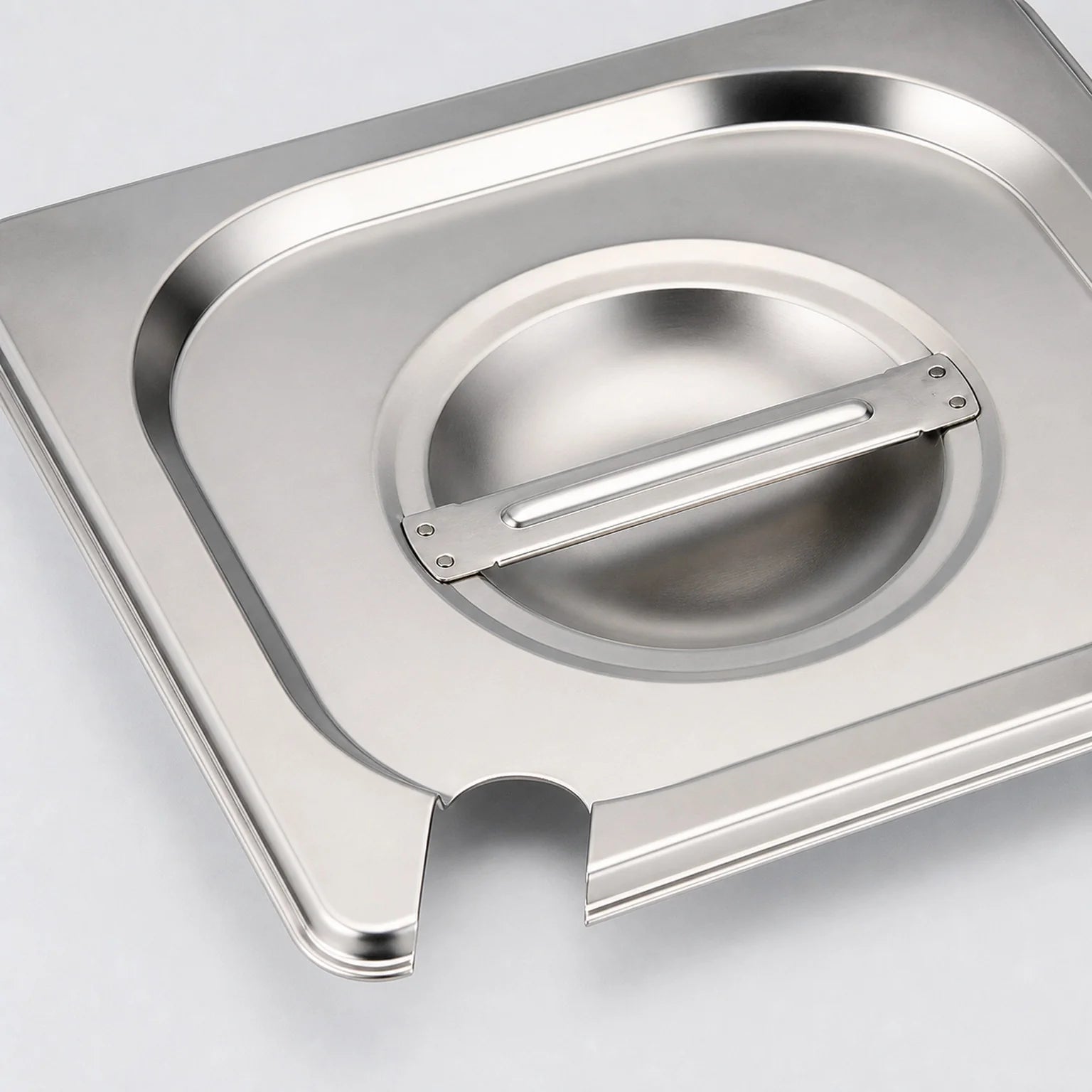 Greta Stainless Steel Food Pan Including Lid - detail view