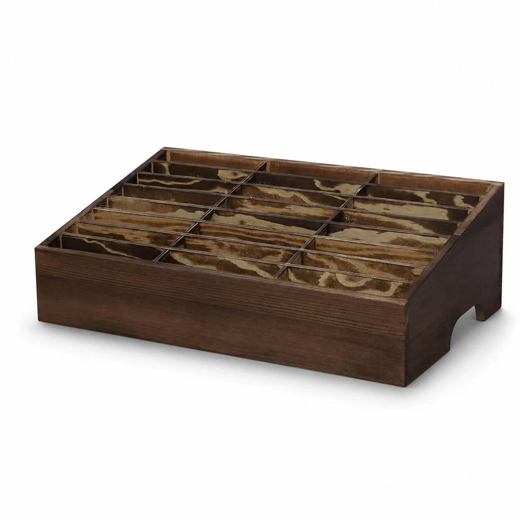 Heidi Wooden Compartment Organiser Box - main view