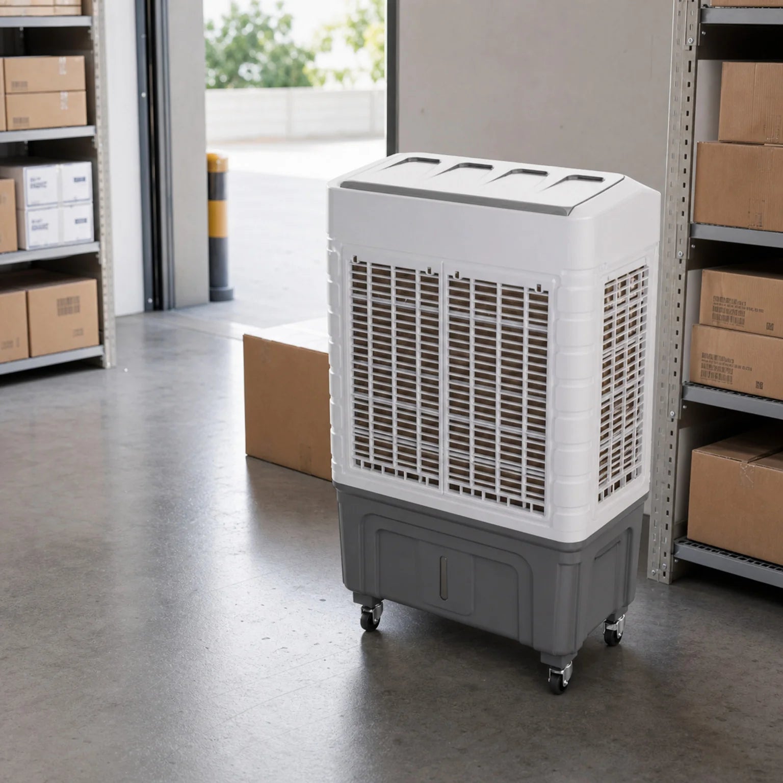 Hugo Portable Evaporative Air Cooler - lifestyle view