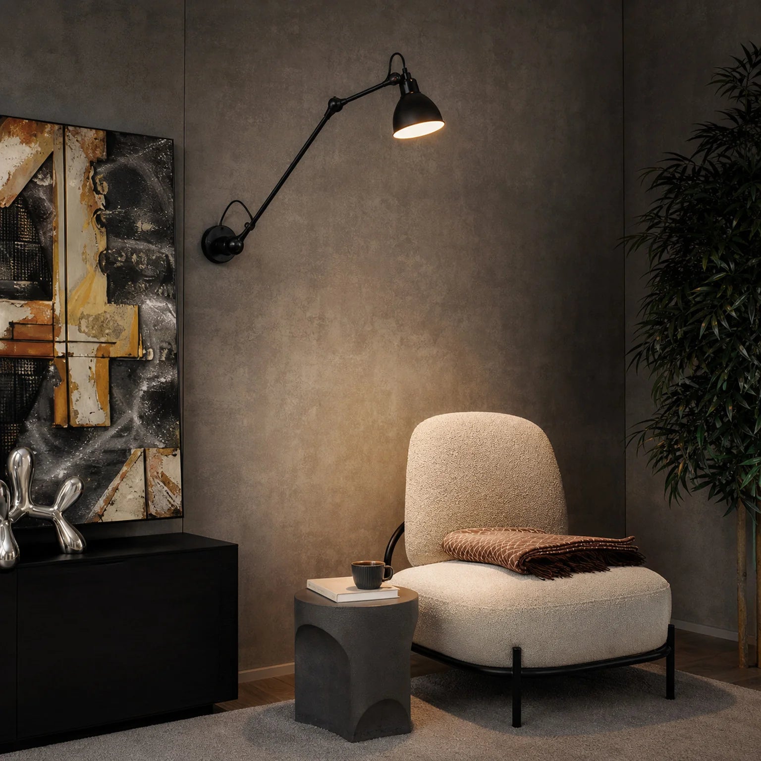 Ilse Adjustable Wall Light - lifestyle view