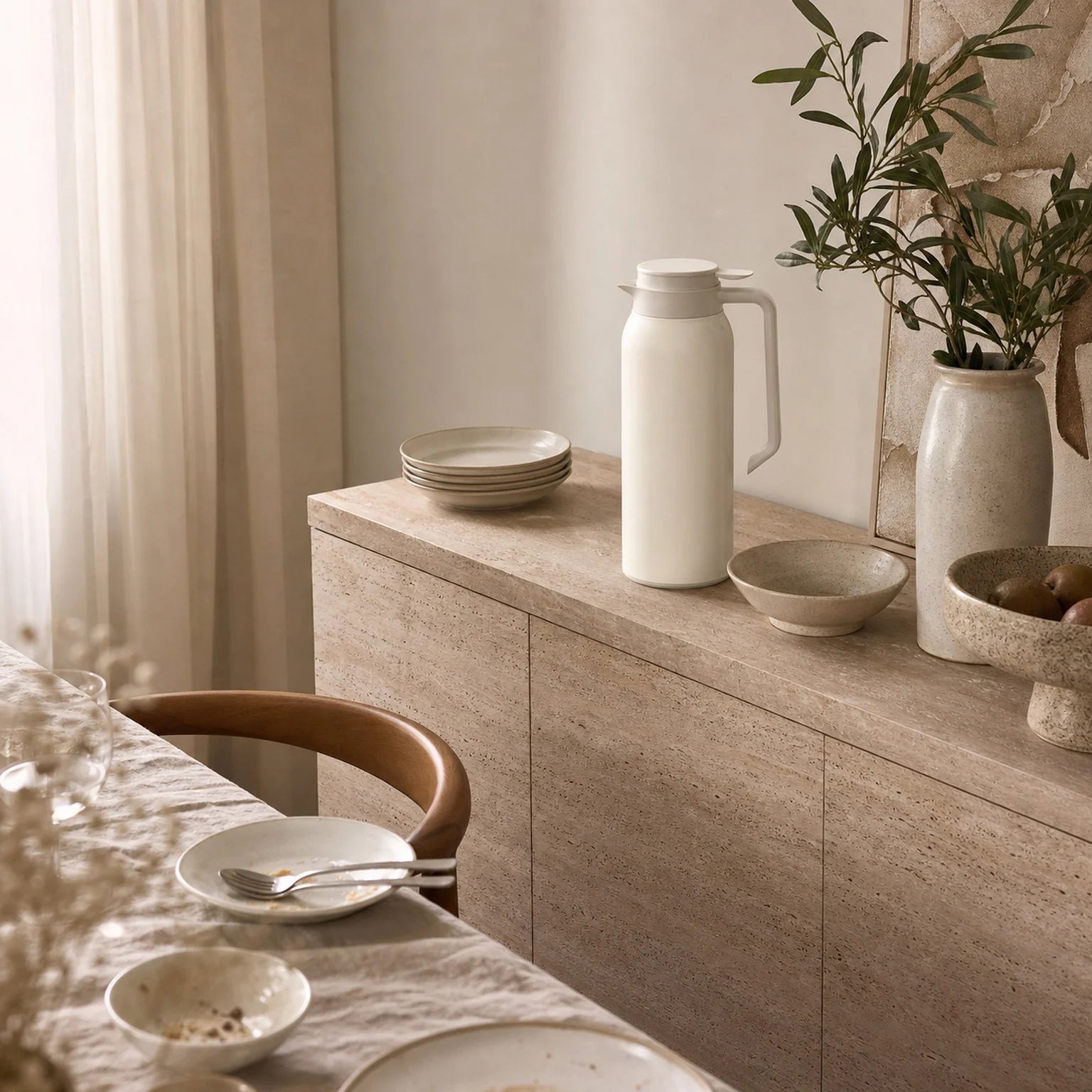 Lena Insulated Serving Jug - lifestyle view