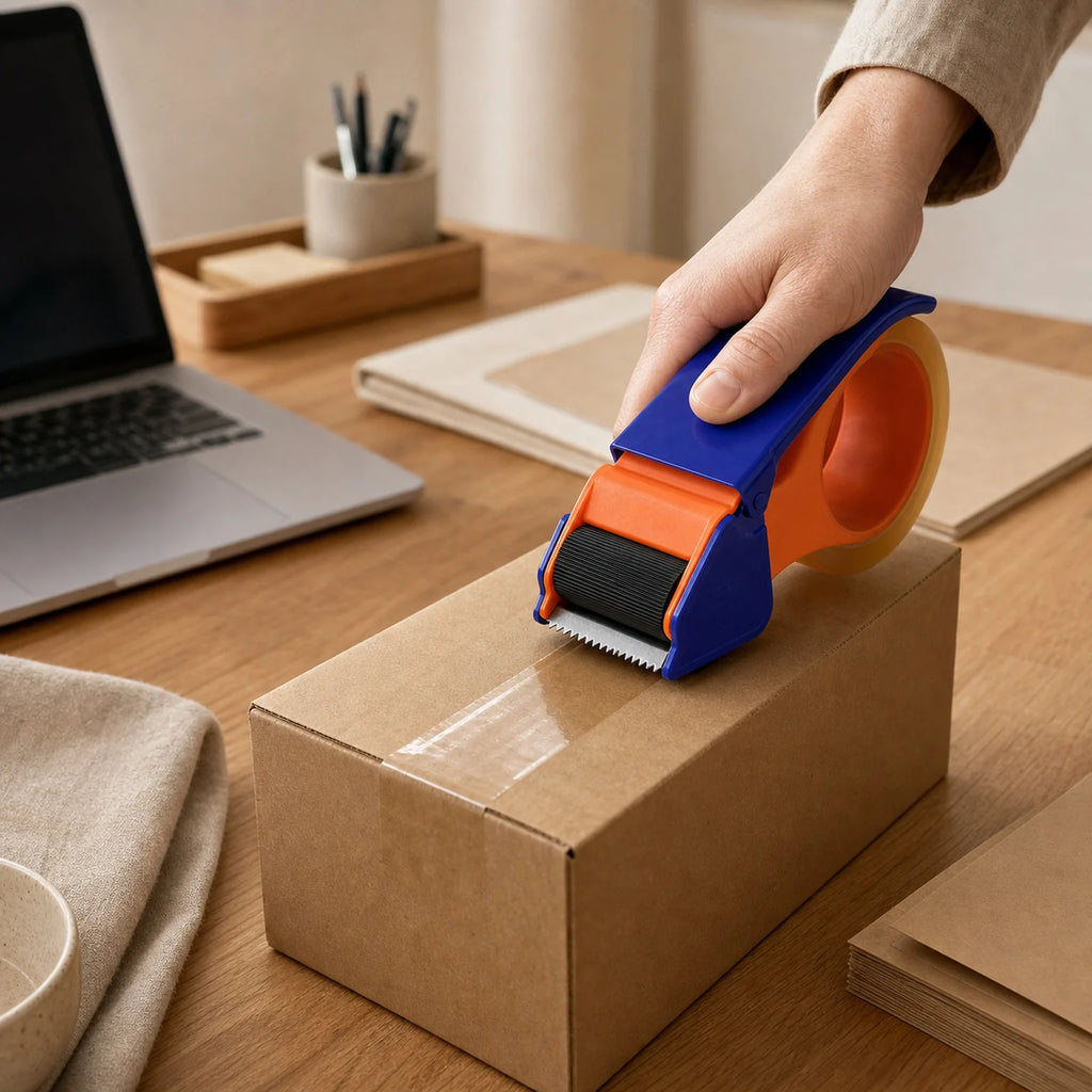Leon Handheld Packing Tape Dispenser - lifestyle view