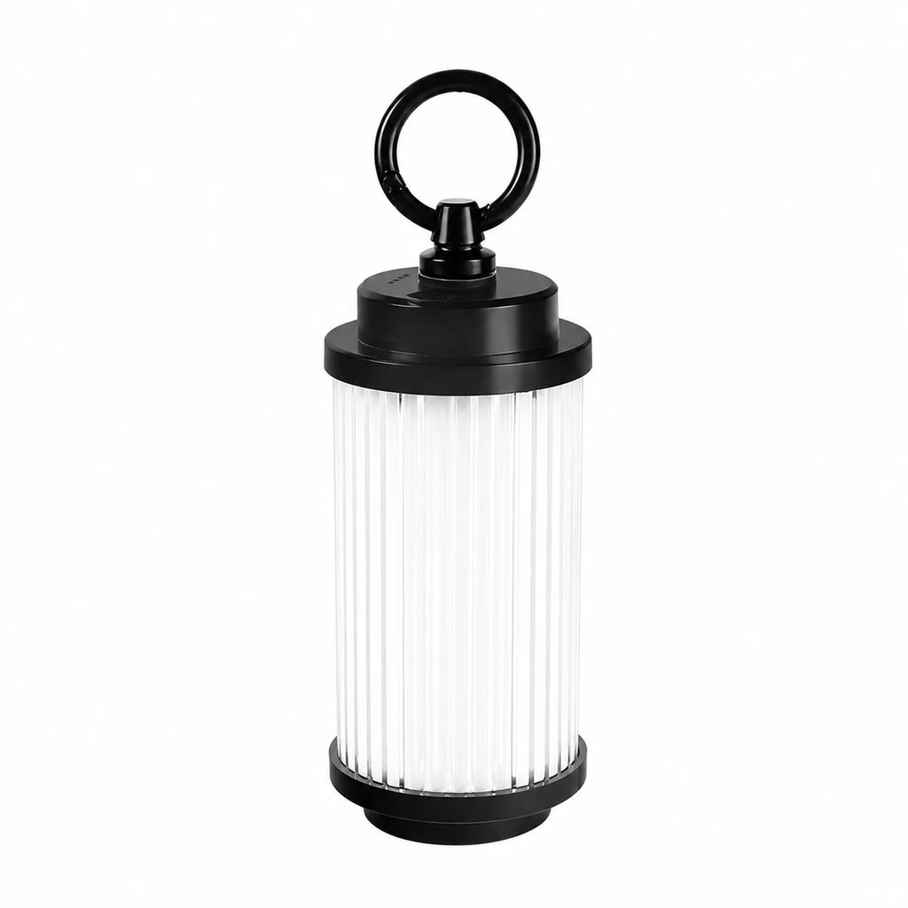 Louise Ribbed Portable Lantern, Hanging Ring - main view