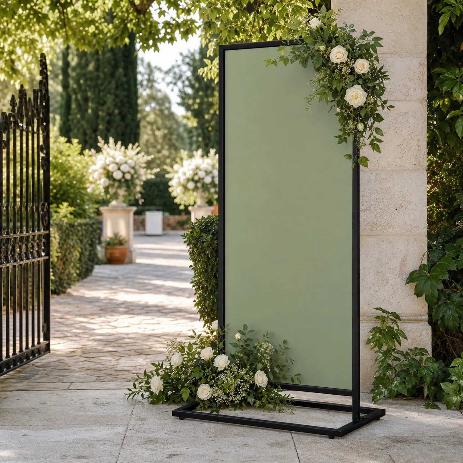 Lucia Freestanding Exhibition Display Stand - lifestyle view