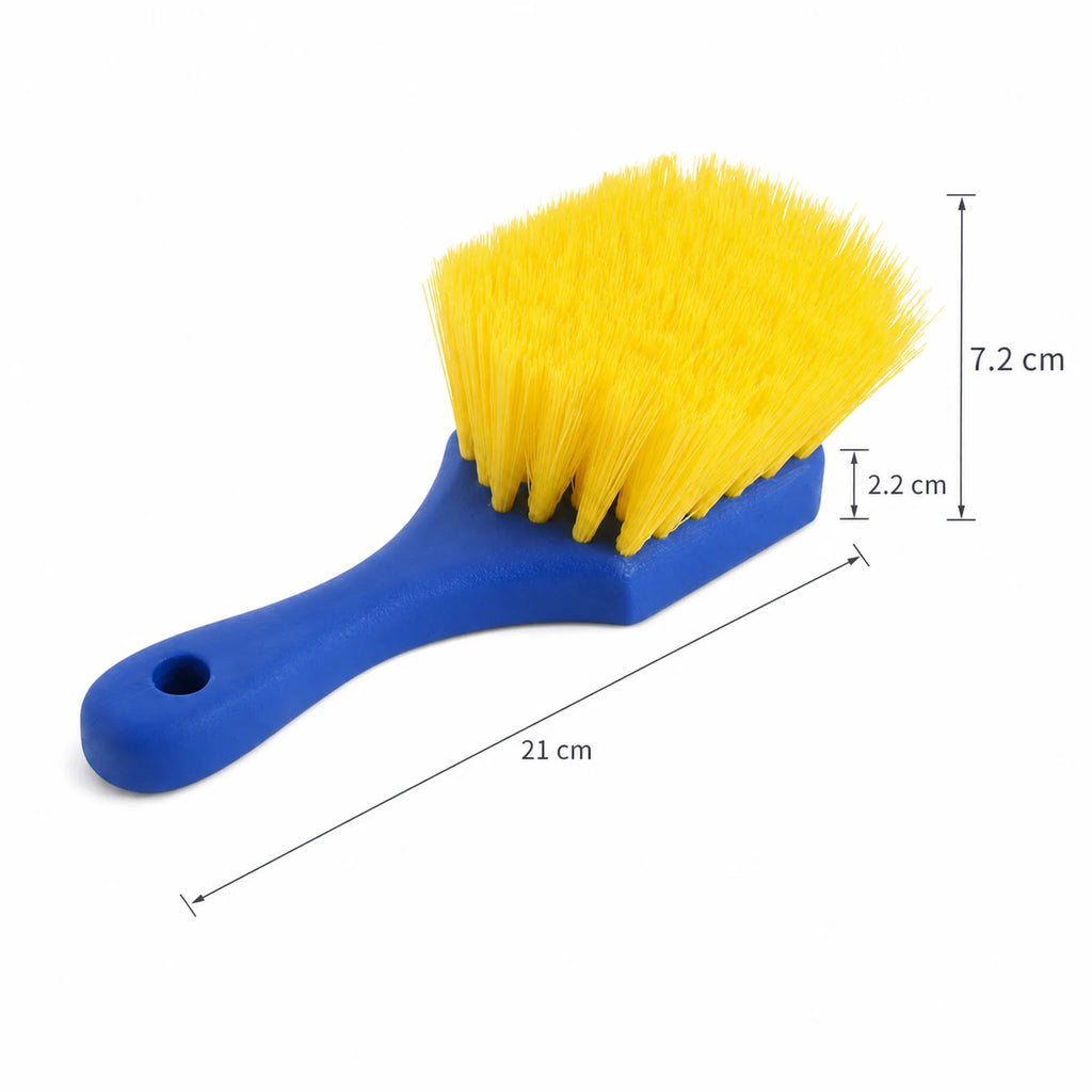Mia Short-Handle Scrubbing Brush - dimensions view