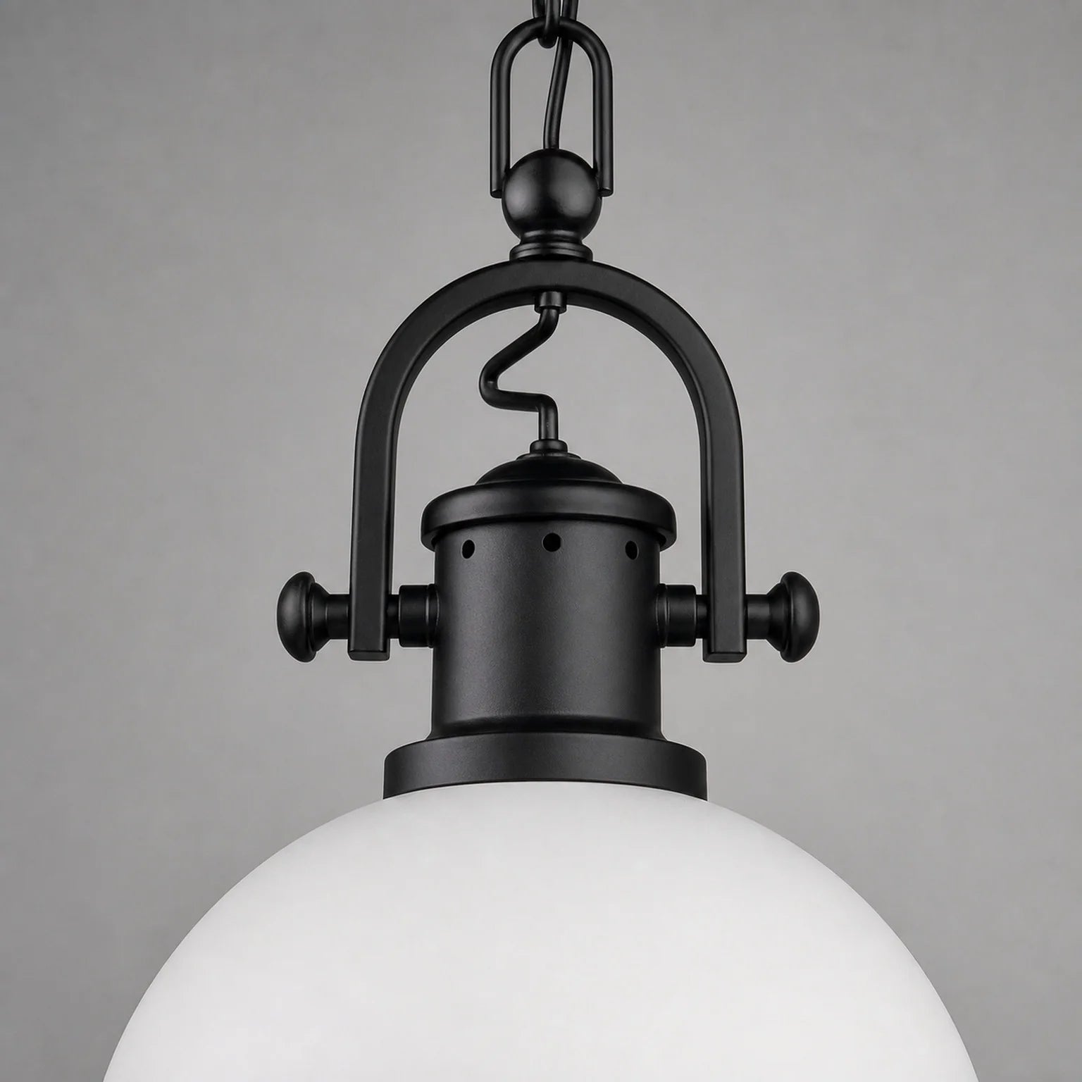 Milan Industrial Pendant Light - detail view