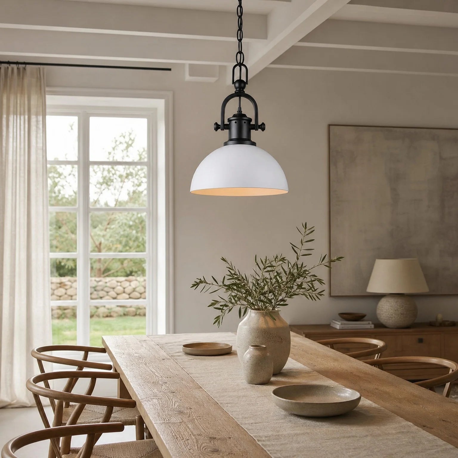 Milan Industrial Pendant Light - lifestyle view