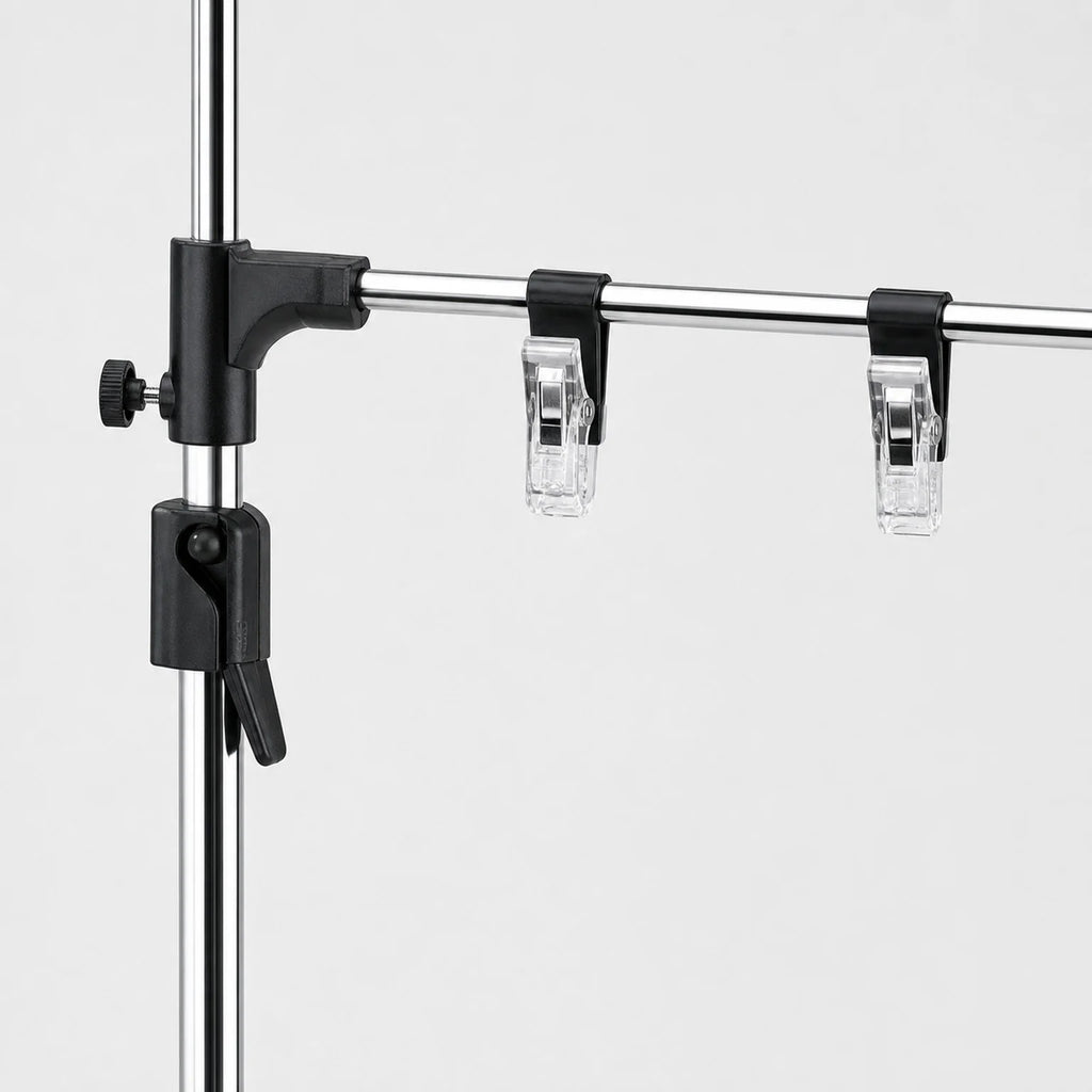 Nils Adjustable Double-Crossbar Display Stand - detail view