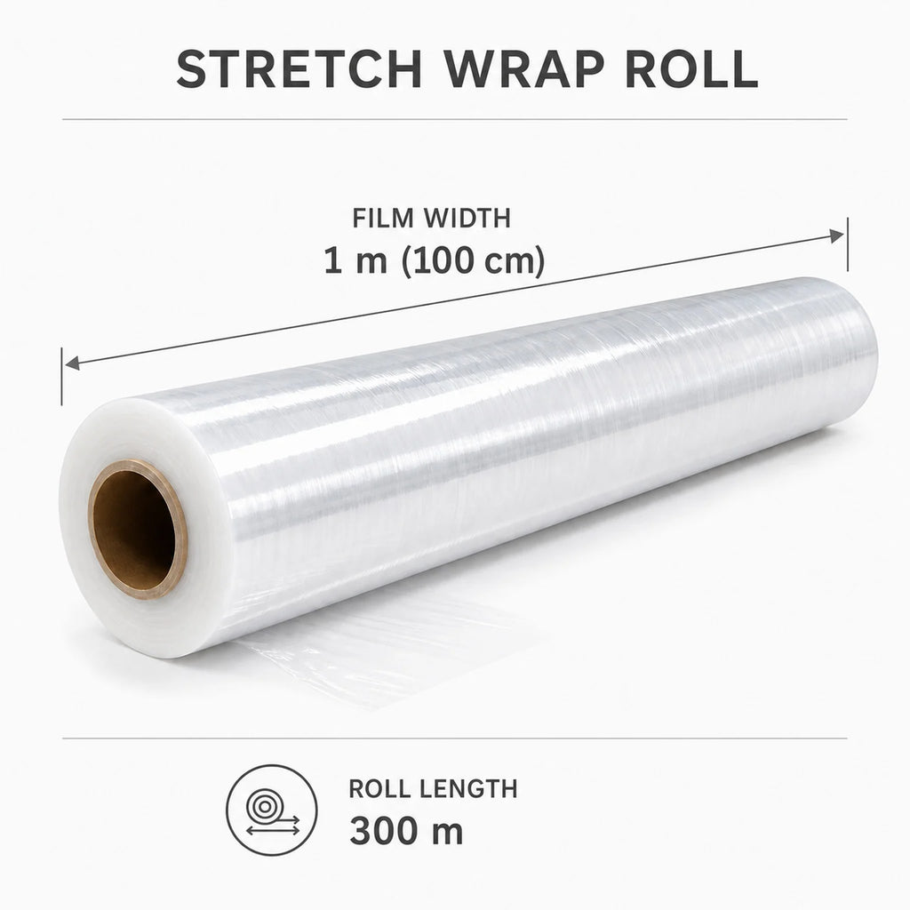Noel Pallet Stretch Wrap - dimensions view