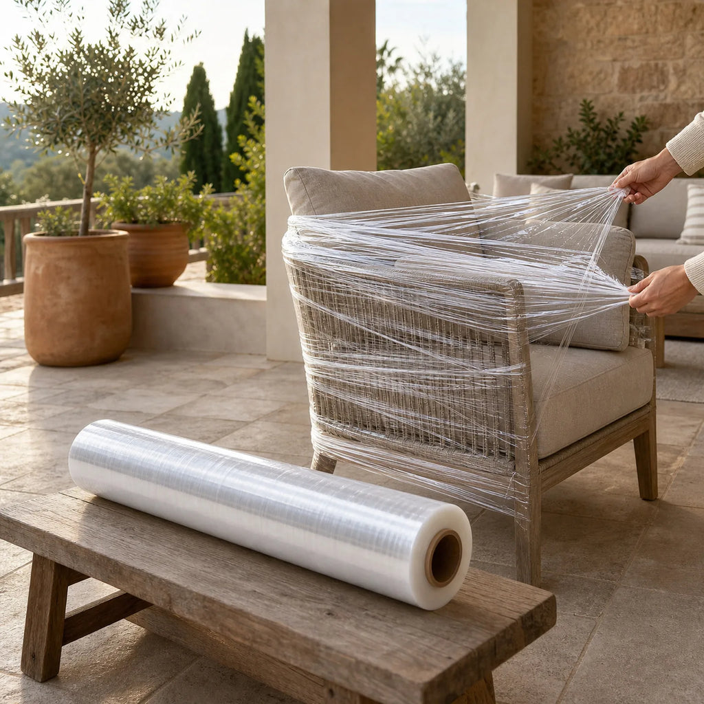 Noel Pallet Stretch Wrap - lifestyle view