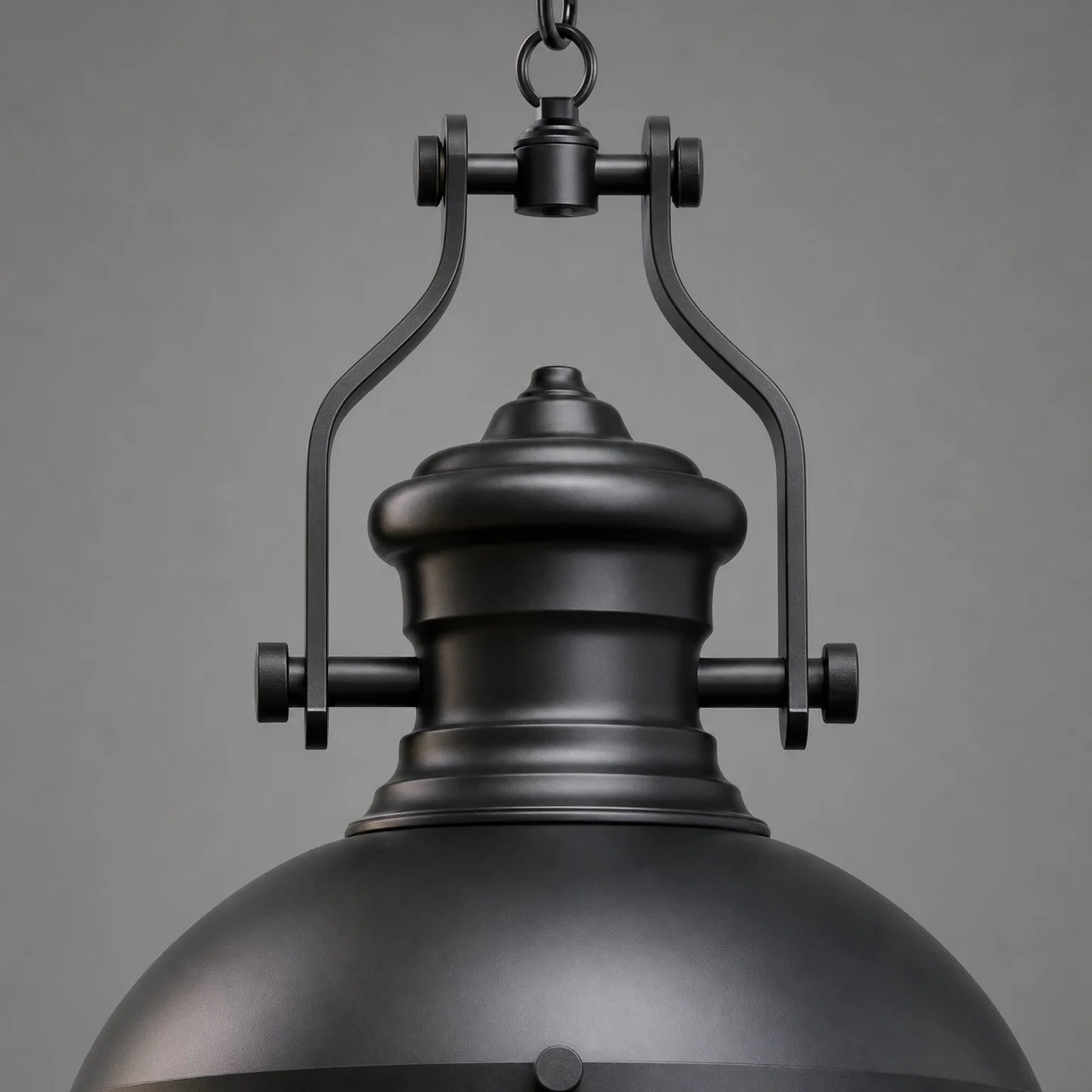 Nora Industrial Pendant Light - detail view