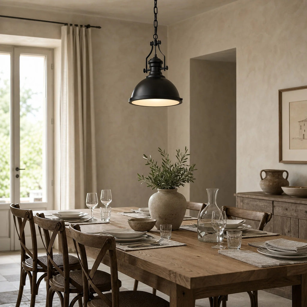 Nora Industrial Pendant Light - lifestyle view