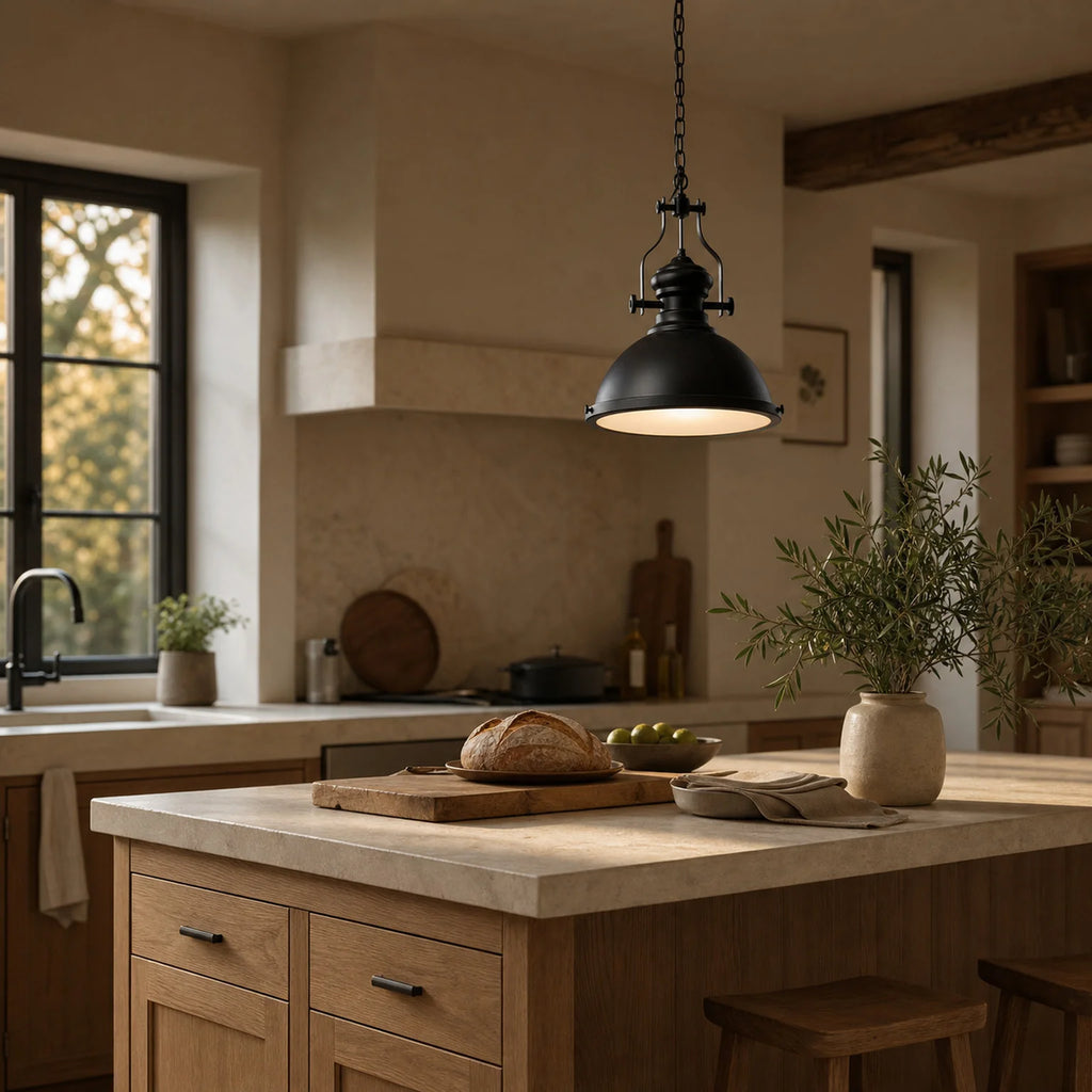 Nora Industrial Pendant Light - lifestyle view