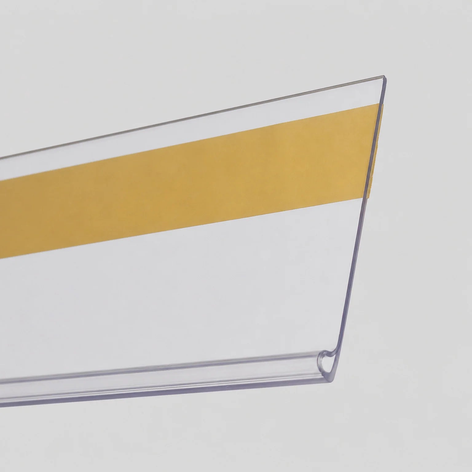 Simon Adhesive Shelf Guard Strip - detail view