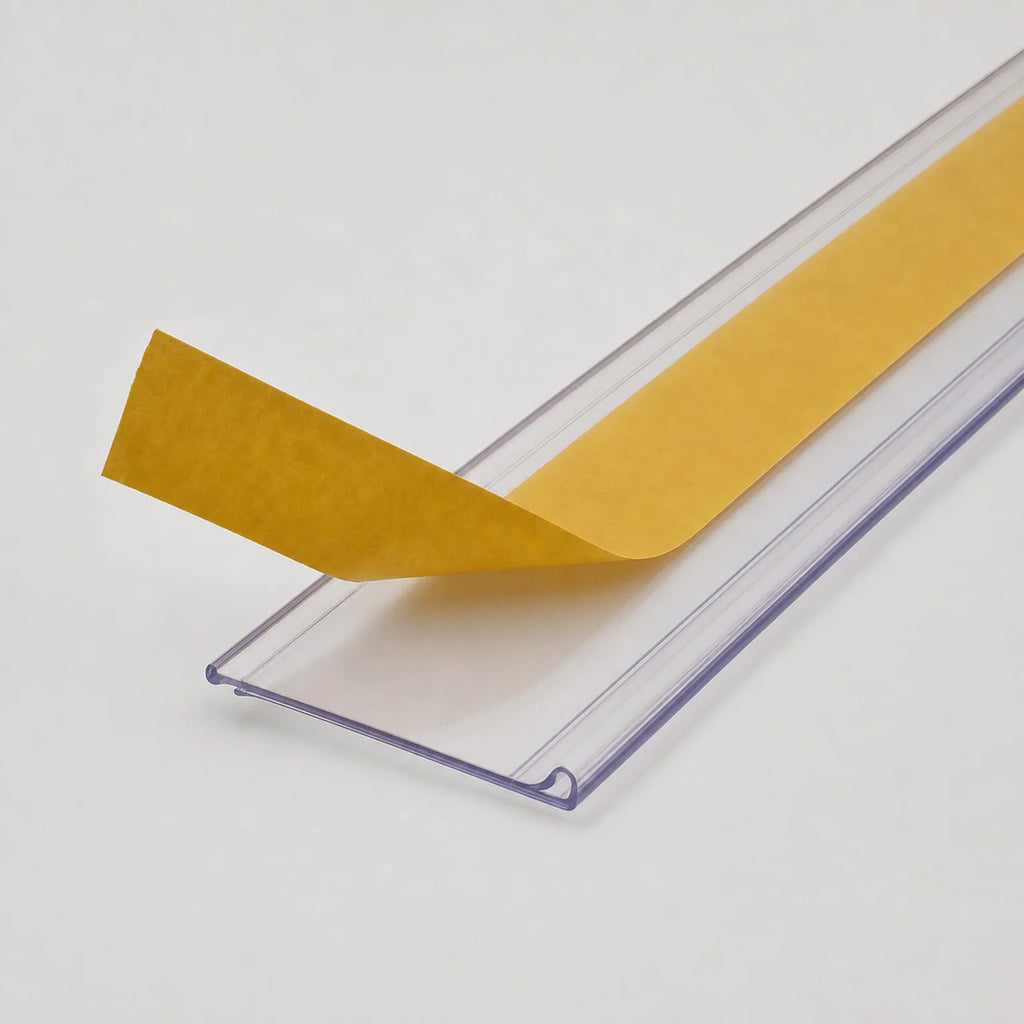 Simon Adhesive Shelf Guard Strip - detail view