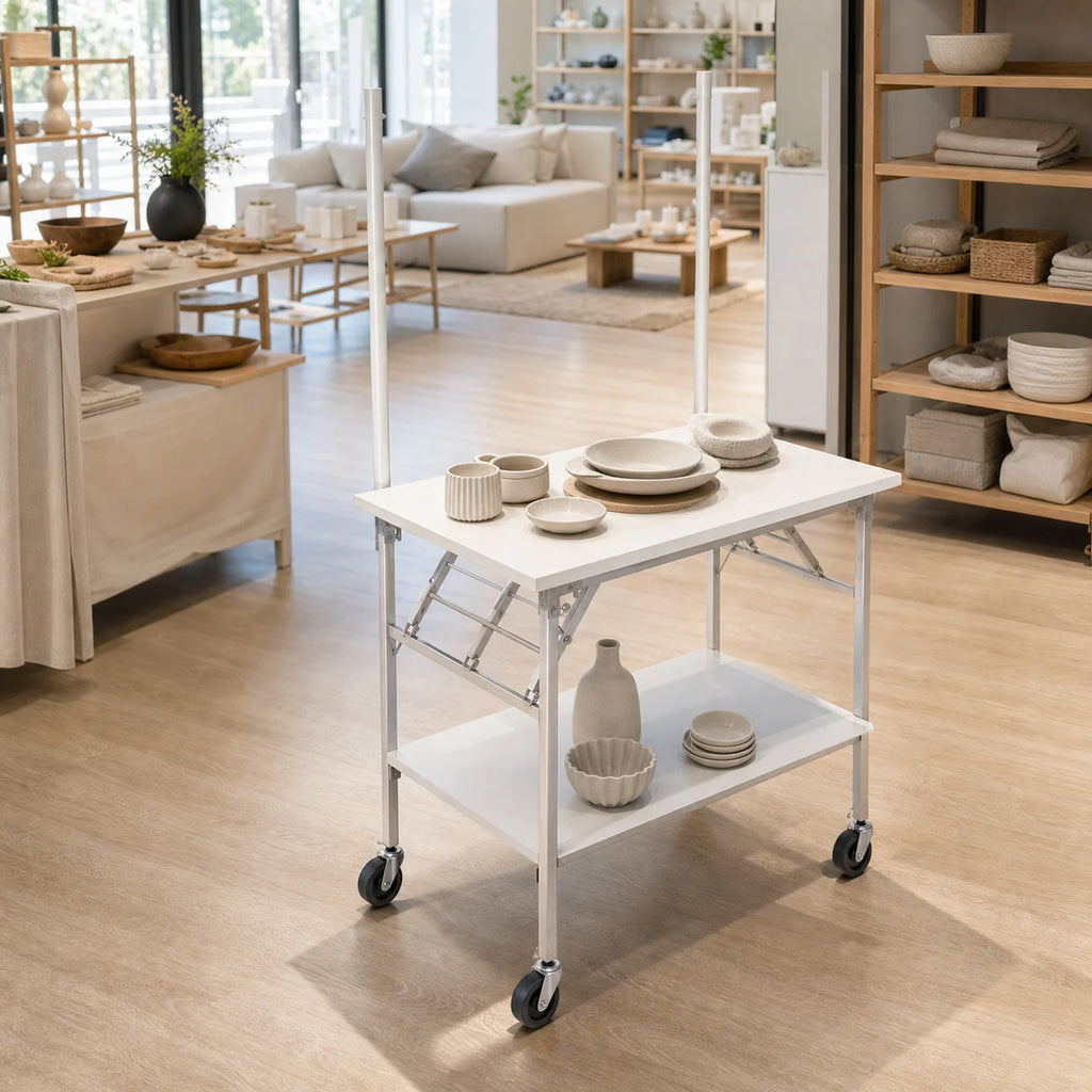 Sofia Folding Promotional Tasting Table - lifestyle view