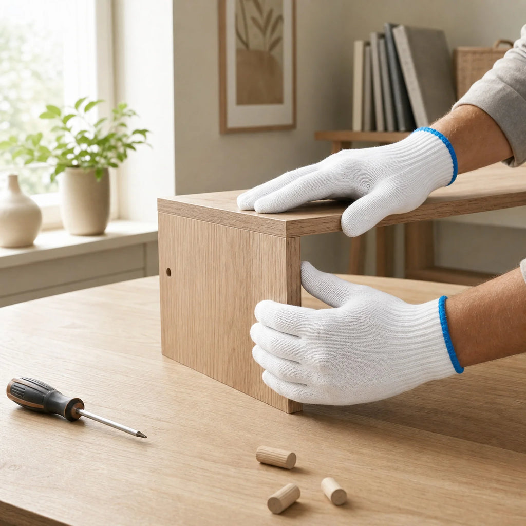 Stefan Knitted Work Gloves - lifestyle view