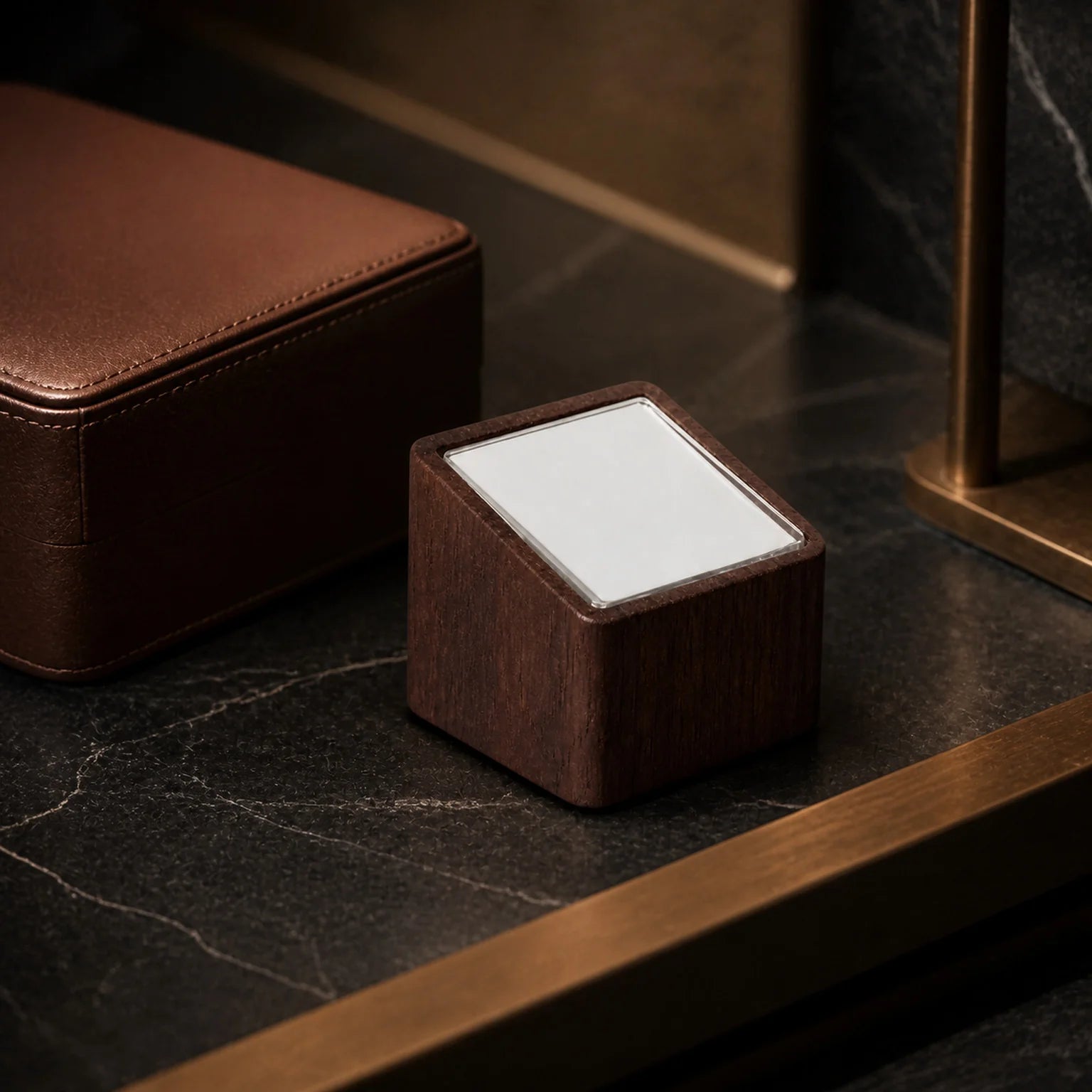 Marco Square Wooden Price Tag Holder - lifestyle view