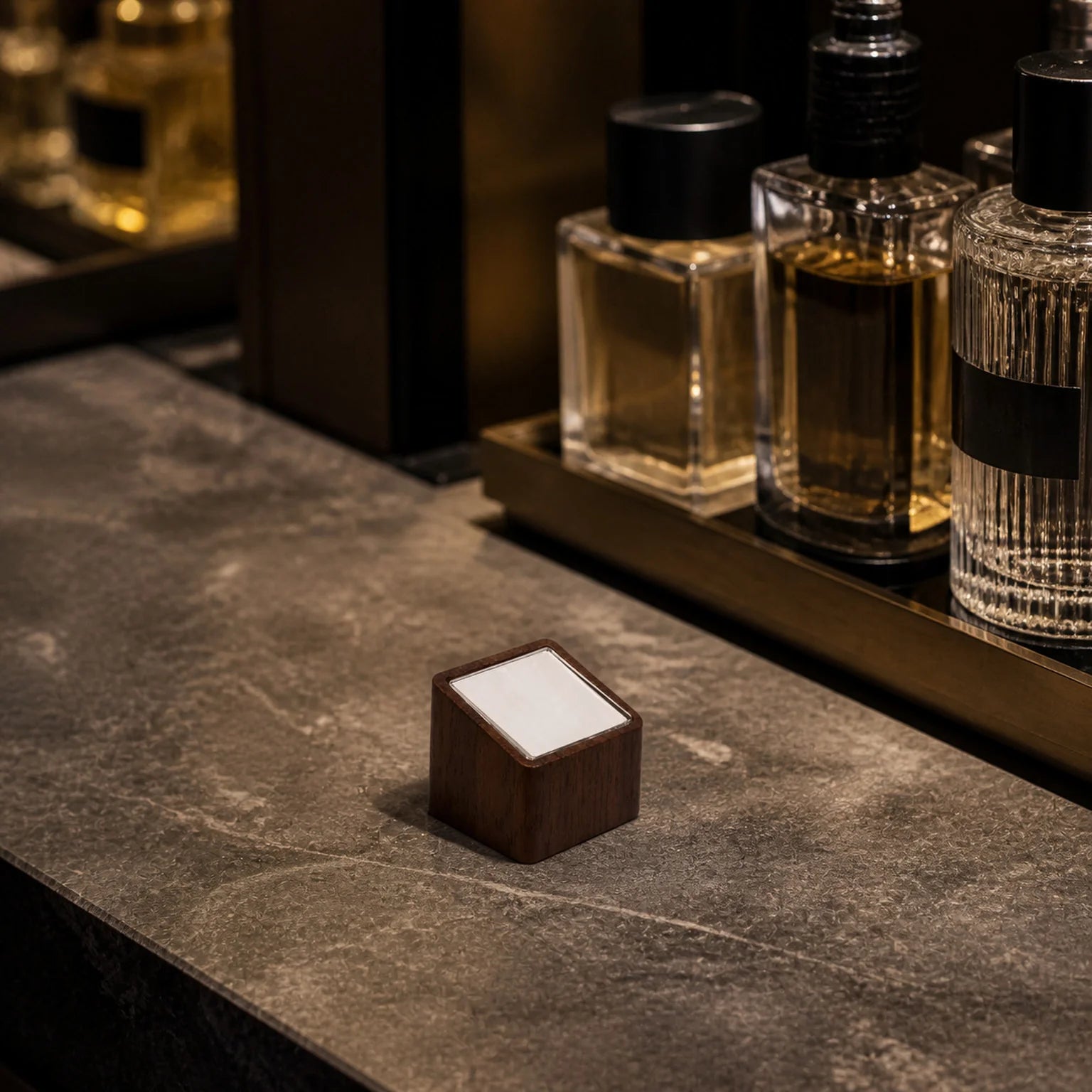 Marco Square Wooden Price Tag Holder - lifestyle view